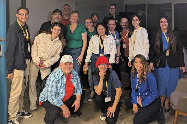 The DevFest 2025 organizer and volunteer team posing together